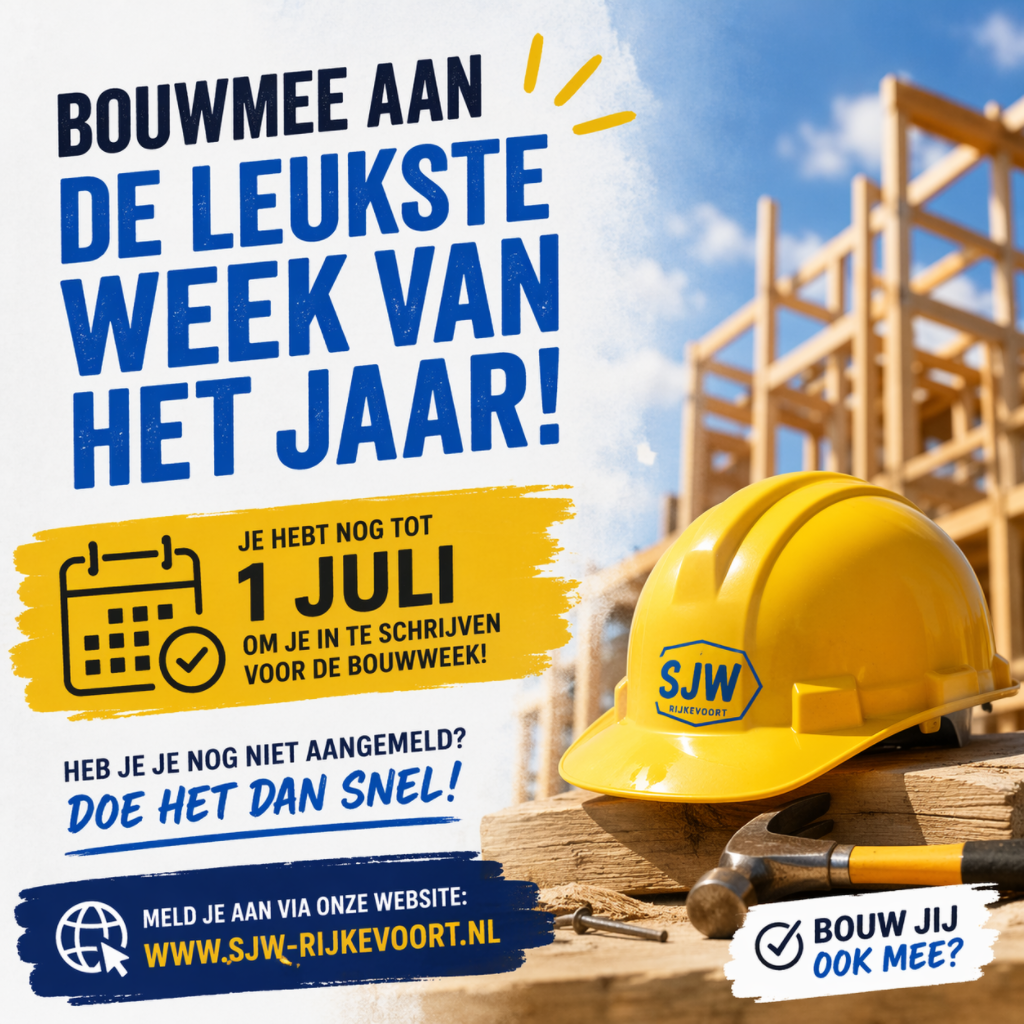 Schrijf je nog snel in voor de Bouwweek 2026